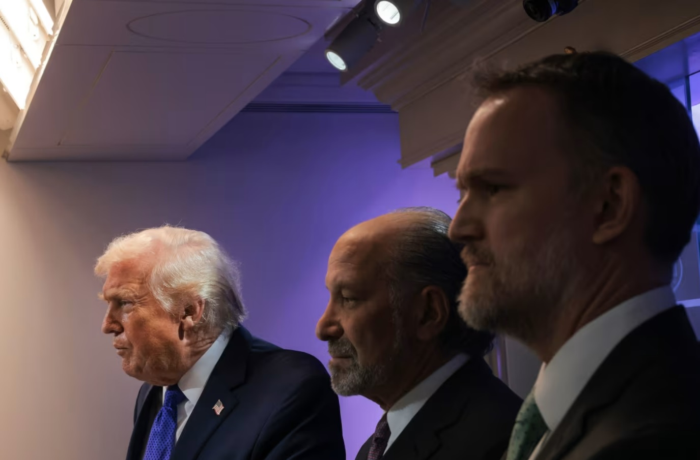 Trump won’t blink on tariffs