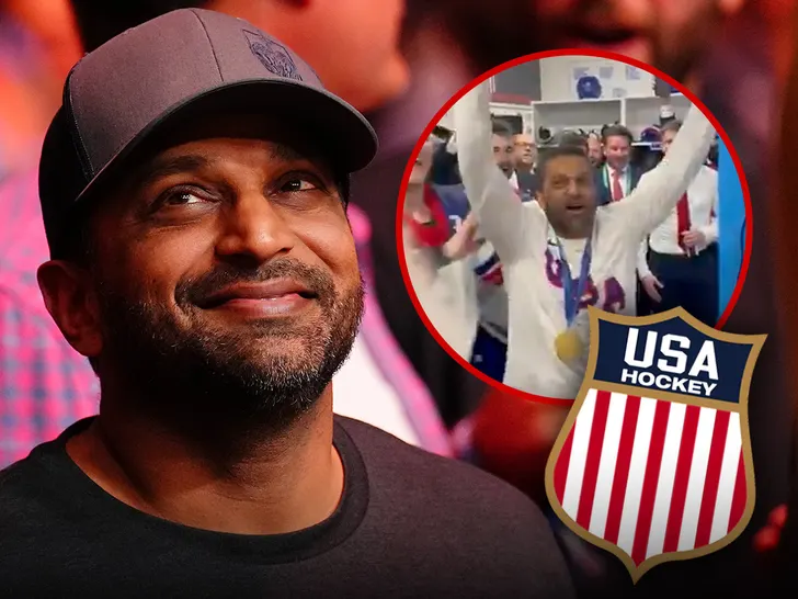 FBI Director Kash Patel Parties With U.S. Men’s Olympic Hockey Team After Gold Win