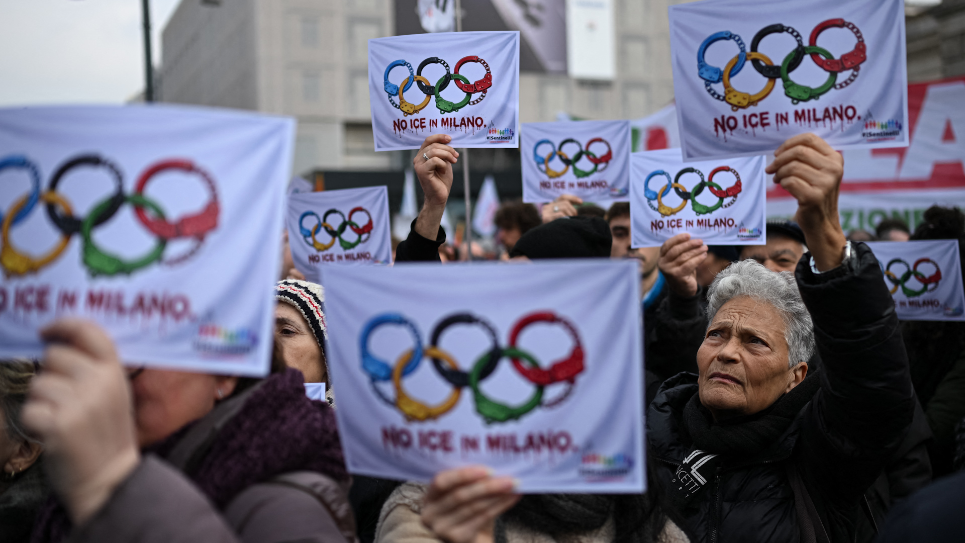 U.S. Olympic Athletes Protest ICE Presence