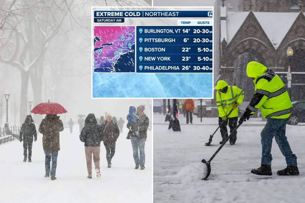 Extreme Cold Spell Slams Eastern U.S.